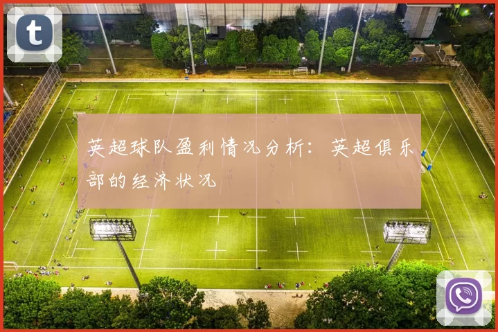 英超球队盈利情况分析：英超俱乐部的经济状况